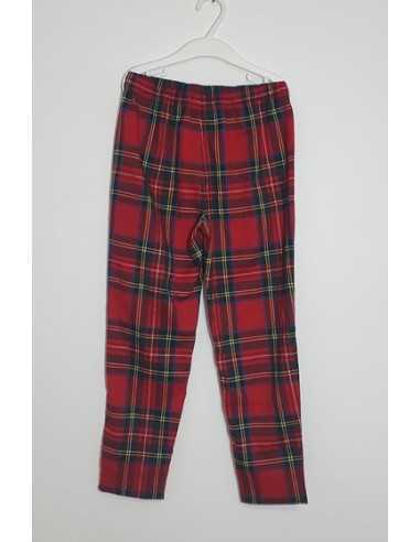 Pantaloni de fetite model in carouri Fabkids