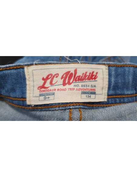 Pantaloni Jeans pentru fetite cu aspect decolorat LC WAIKIKI