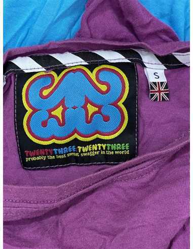 Tricou baieti mov cu model maieu albastru pe deasupra TwentyThree