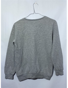 Bluza baietei cu maneca lunga gri cu imprimeu 2