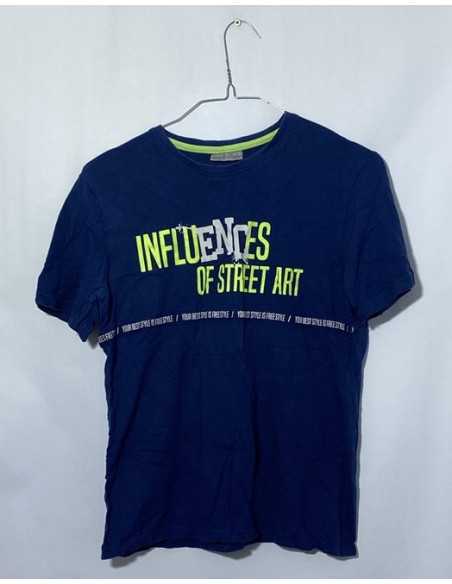 Tricou baietei cu imprimeu pe piept Destination