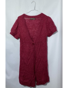 Puloveras dama roz cu maneca scurta Fever