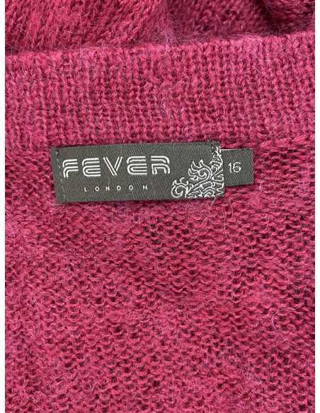 Puloveras dama roz cu maneca Fever
