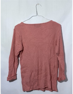 Bluza dama roz cu maneca trei sferturi Ladies 2