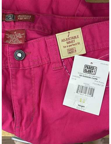 Pantaloni trei sferturi roz copii cu inimioare la tiv Faded Glory