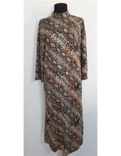 Rochie dama lunga cu maneci trei sferturi ZARA