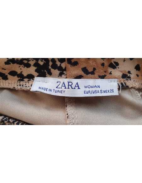 Rochie dama lunga cu maneci trei sferturi ZARA