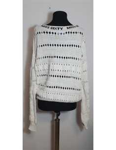 Pulover din tricot cu model perforat Miss Sixty 2