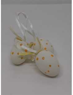 Set 3 oua decorative din plastic pentru Paste 2