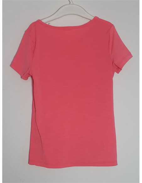 Tricou Uni cu maneca scurta pentru fetite Domyos
