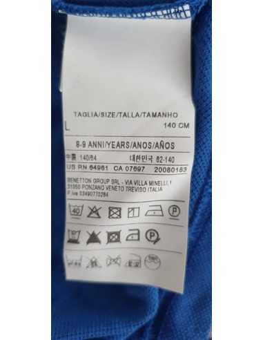 Tricou copii polo culoare albastru Regular Fit Benetton