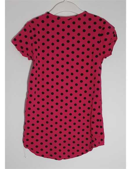 Tricou fetite imprimeu un fluture si buline Atabay Kids
