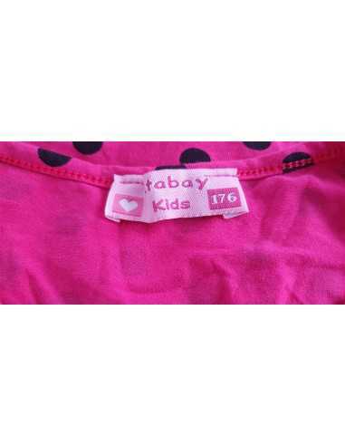 Tricou fetite imprimeu un fluture si buline Atabay Kids