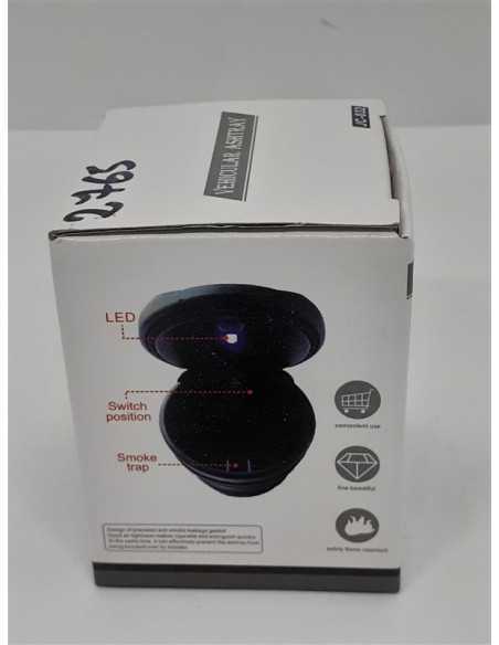 Scrumiera universala cu capac si LED Blue JC032 Scrumiera universala cu capac si LED Blue JC032