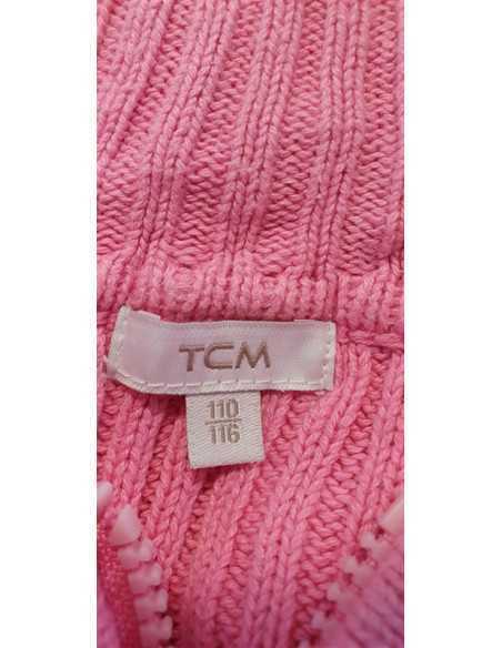 Pulover tricotat pentru fetite cu floricele multicolore TCM