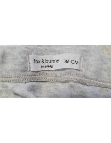 Pantalonasi de pijama pentru copii cu imprimeu inimioara Fox&Bunny by Sinsay