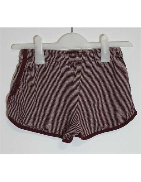 Pantaloni scurti pentru copii cu dungi si imprimeu