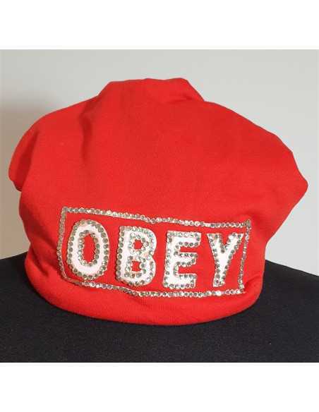 Fes de primavara pentru copii cu imprimeu OBEY Dis&EM