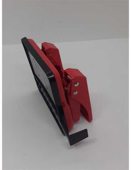 Perforator din metal culoare rosu