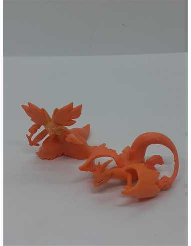 Set 2 figurine din plastic pentru copii dragoni