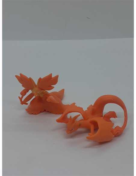 Set 2 figurine din plastic pentru copii dragoni