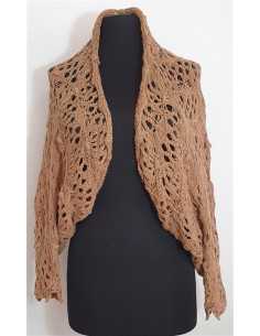 Bolero de dama tricotat cu maneca lunga BERSHKA Collection