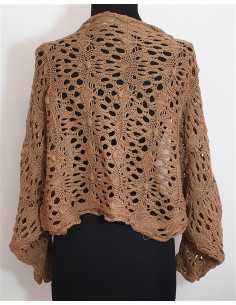 Bolero de dama tricotat cu maneca lunga BERSHKA Collection 2
