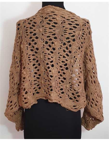 Bolero de dama tricotat cu maneca lunga BERSHKA Collection