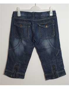 Pantaloni Jeans trei sferturi cu buzunare 2