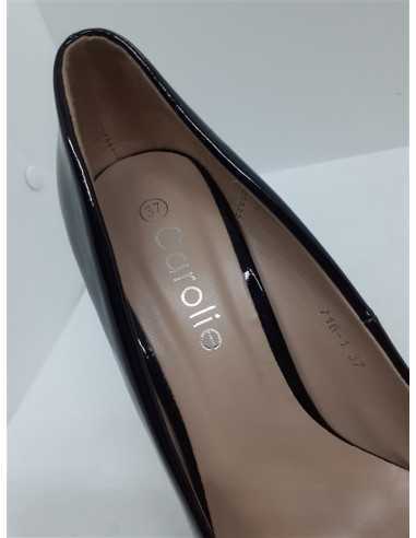 Pantofi dama cu toc lacuiti Carolie marime 37