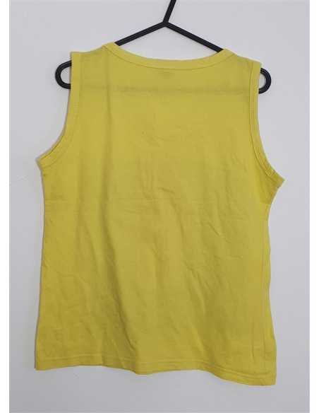 Maieu galben pentru copii cu imprimeu multicolor Ayhan Bebe