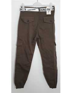 Pantaloni cu buzunare si curea in talie Bella Istanbul 2