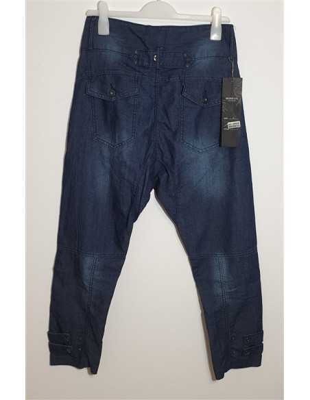 Pantaloni bleumarin pentru vara dama