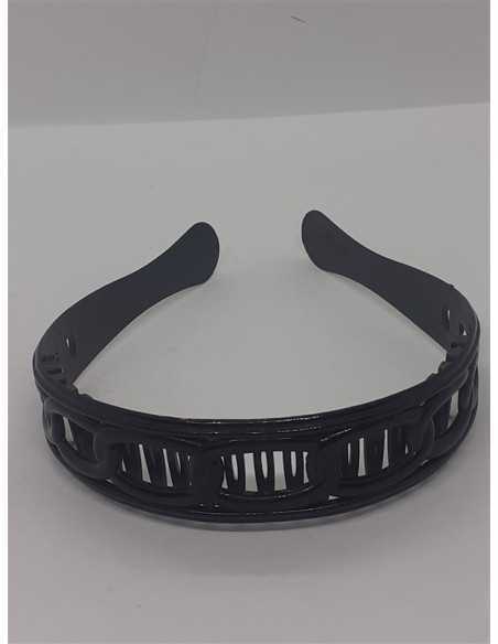 Bentita lata cu tepi din plastic culoare negru