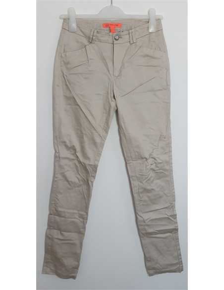 Pantaloni casual de dama cu buzunare false la spate Love MNG Basic