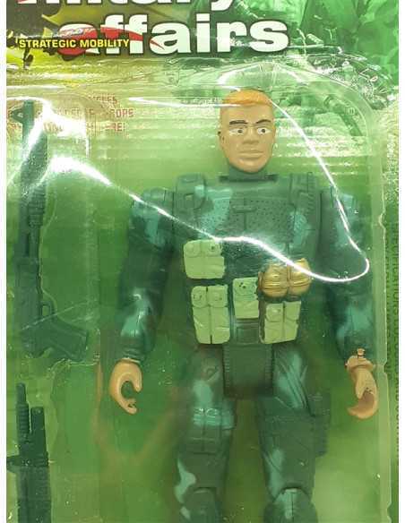 Figurina soldat cu doua accesorii