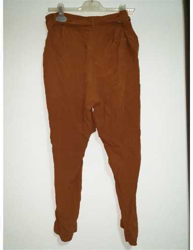 Pantaloni subtiri de dama cu cordon in talie Zebra