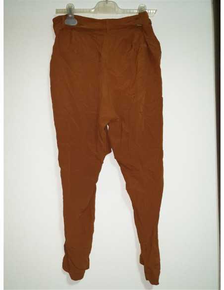 Pantaloni subtiri de dama cu cordon in talie Zebra