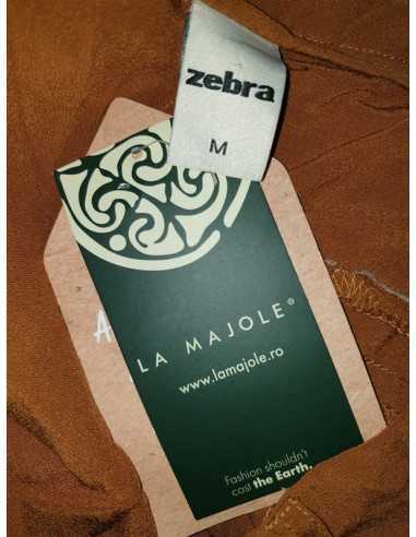 Pantaloni subtiri de dama cu cordon in talie Zebra