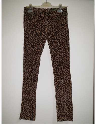 Pantaloni dama tip colant print animal Benetton