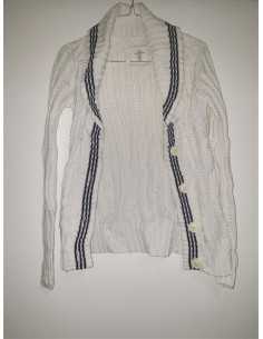 Pulover dama tricotat cu nasturi H&M