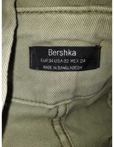 Pantaloni dama cu curea in talie Bershka