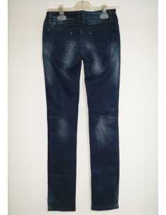 Pantaloni Jeans de dama model usor decolorat 2