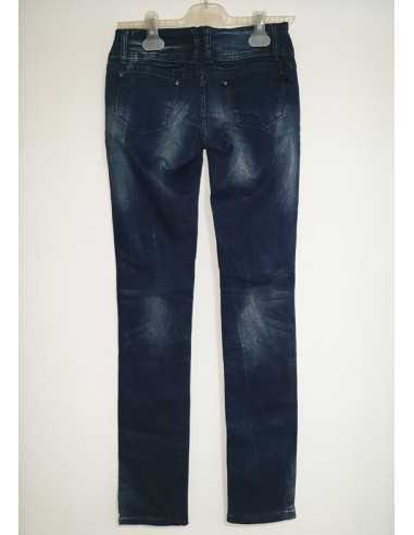 Pantaloni Jeans de dama model usor decolorat