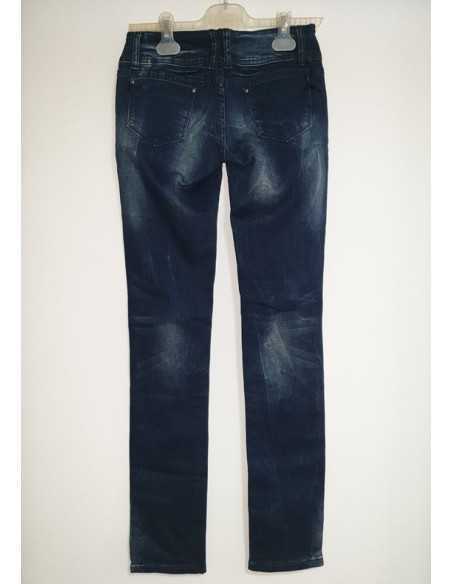 Pantaloni Jeans de dama model usor decolorat