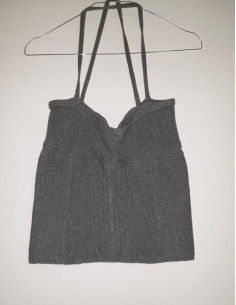 Top dama tricotat cu barete inguste MNG 2