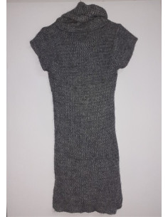 Pulover lung dama cu maneca scurta 2