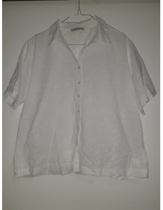 Camasa alba cu model perforat LCW CASUAL
