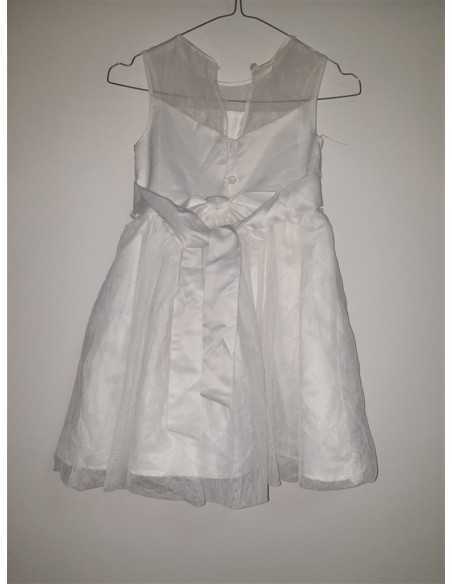 Rochita eleganta fara maneci cu aspect dantelat la piept GIRLS