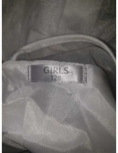 Rochita eleganta fara maneci cu aspect dantelat la piept GIRLS